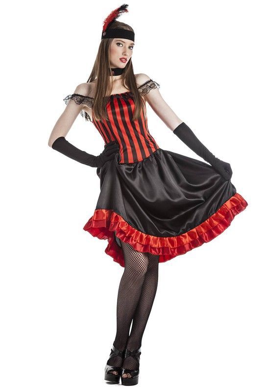 Disfraz de can can adulta Kimokawaii