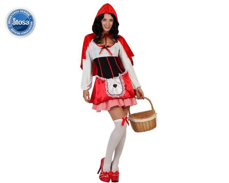 Disfraz de caperuza roja adulta