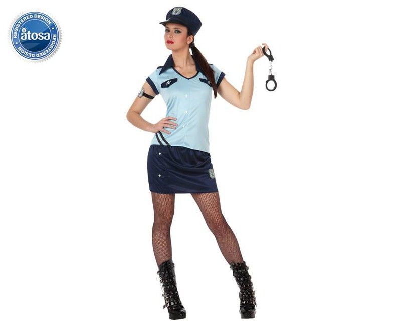 Disfraz de chica policia adulta