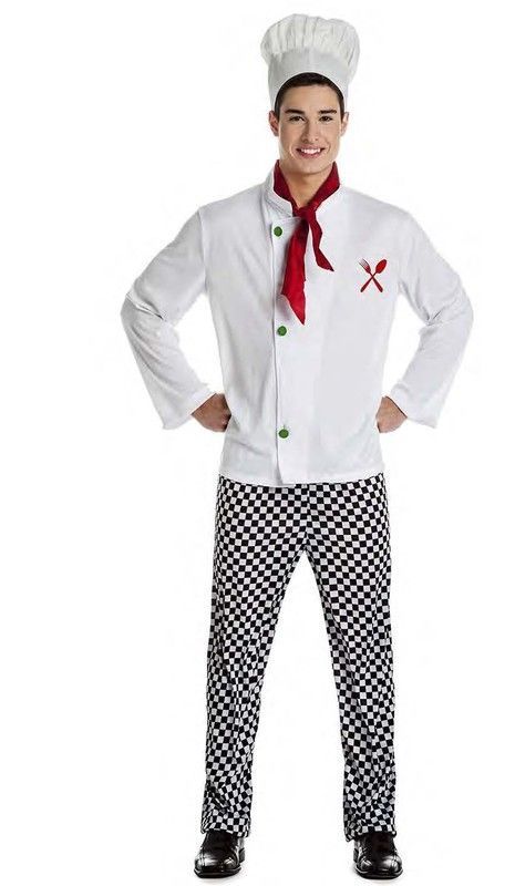 Disfraz de cocinero adulto Kimokawaii