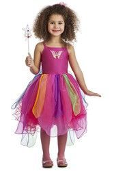 Disfraz de hada rosa mariposa Kimokawaii