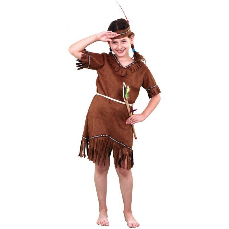 Disfraz de india 4-6