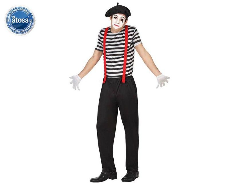 Disfraz de mimo adulto