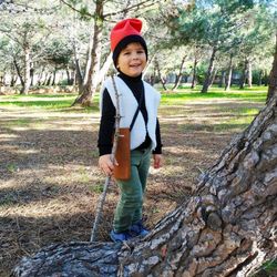 Disfraz de pastorcillo infantil con barretina 4 piezas