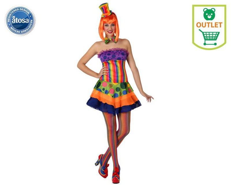 Disfraz de payasa adulto
