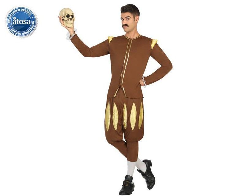 Disfraz de poeta medieval atosa