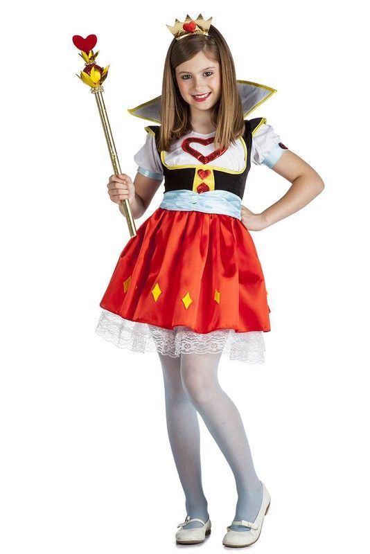 Disfraz de reina de corazones Kimokawaii
