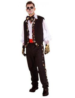 Disfraz día de los muertos adulto talla única