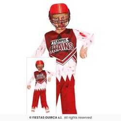 Disfraz futbol americano-rugby zombi