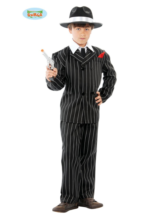 Disfraz Gángster Americano - Talla: 7 a 9 Años