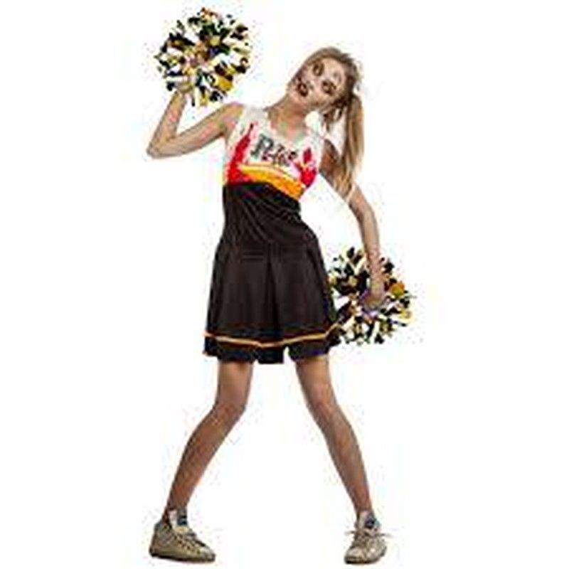 Disfraz infantil animadora zombie Kimokawaii