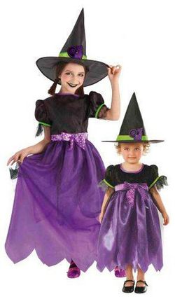 Disfraz infantil bruja