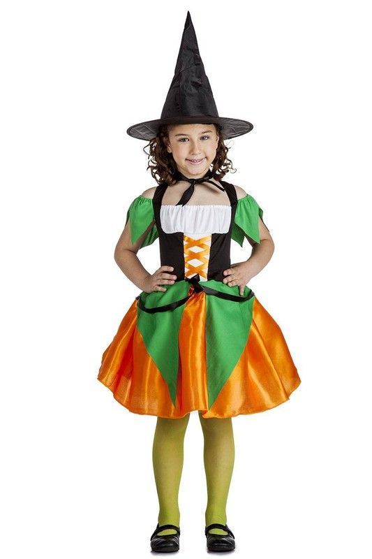 Disfraz infantil bruja Kimokawaii