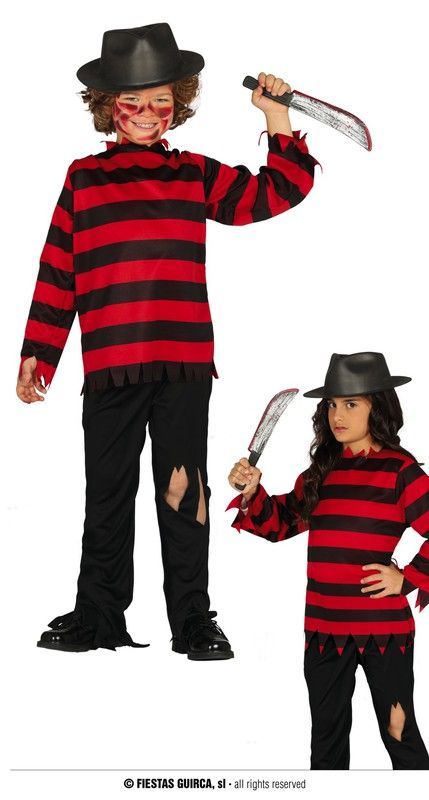 Disfraz infantil de freddy krueger