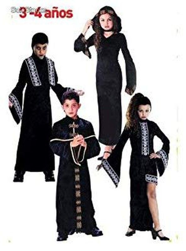 Disfraz infantil de reina vampiresa