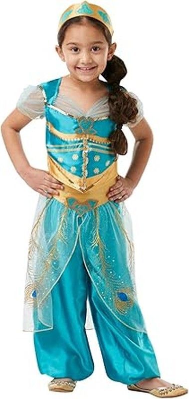 Disfraz infantil Jasmine  T: L (7 - 8 Años) -  Disney (Aladdin)