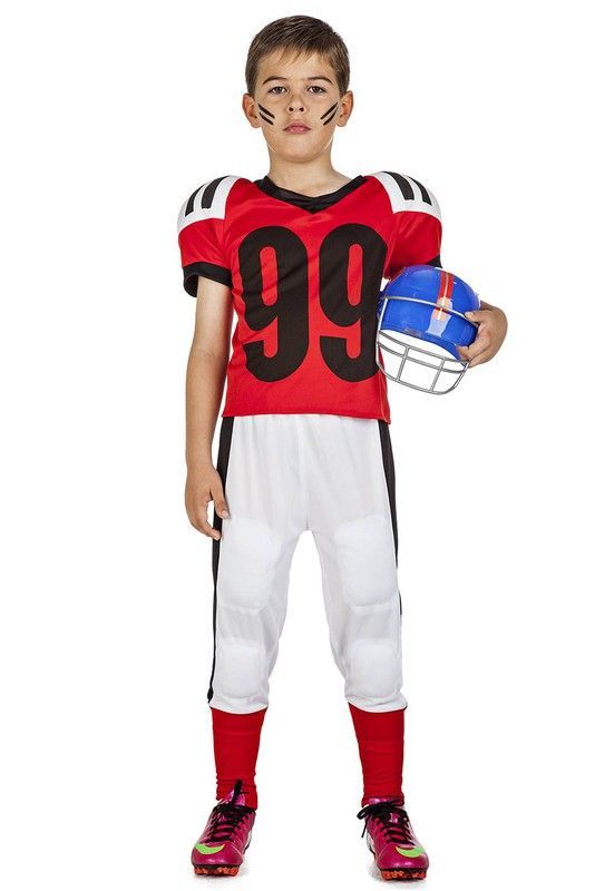 Disfraz jugador de rugby infantil Kimokawaii