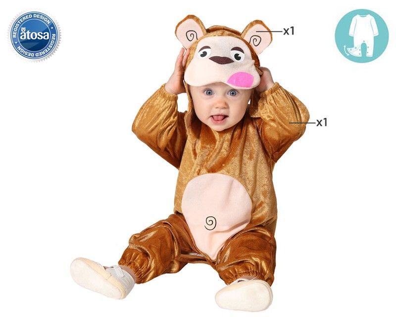 Disfraz mono bebé