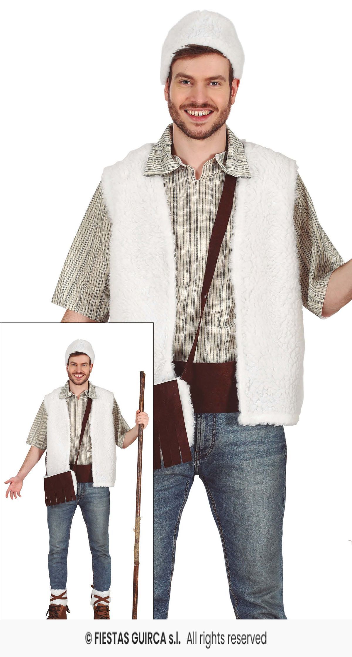 Disfraz Pastor adulto