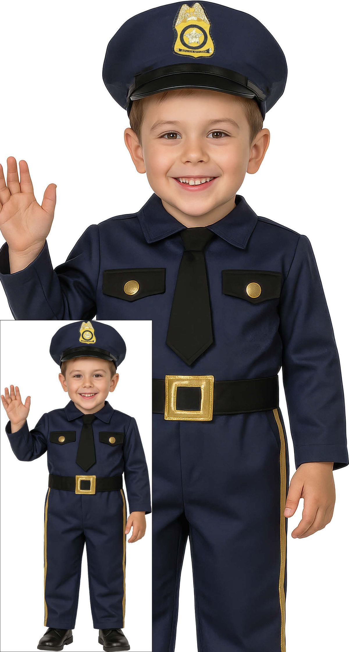 Disfraz Policía bebe