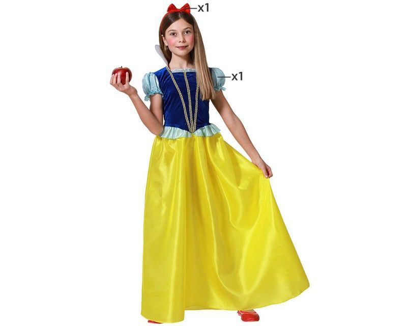 Disfraz princesa de cuento blancanieves