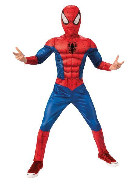 Disfraz spiderman musculoso infantil