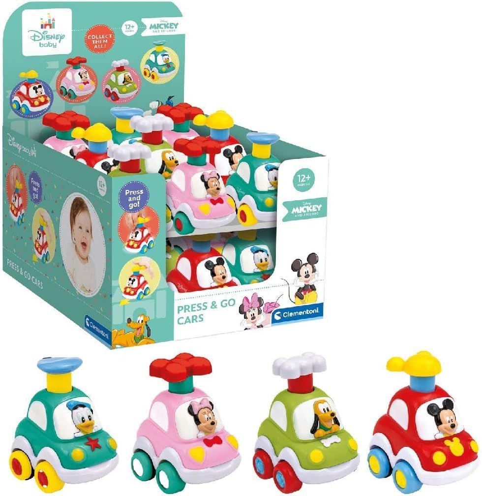 Disney Coche Press and Go Mickey and Friends