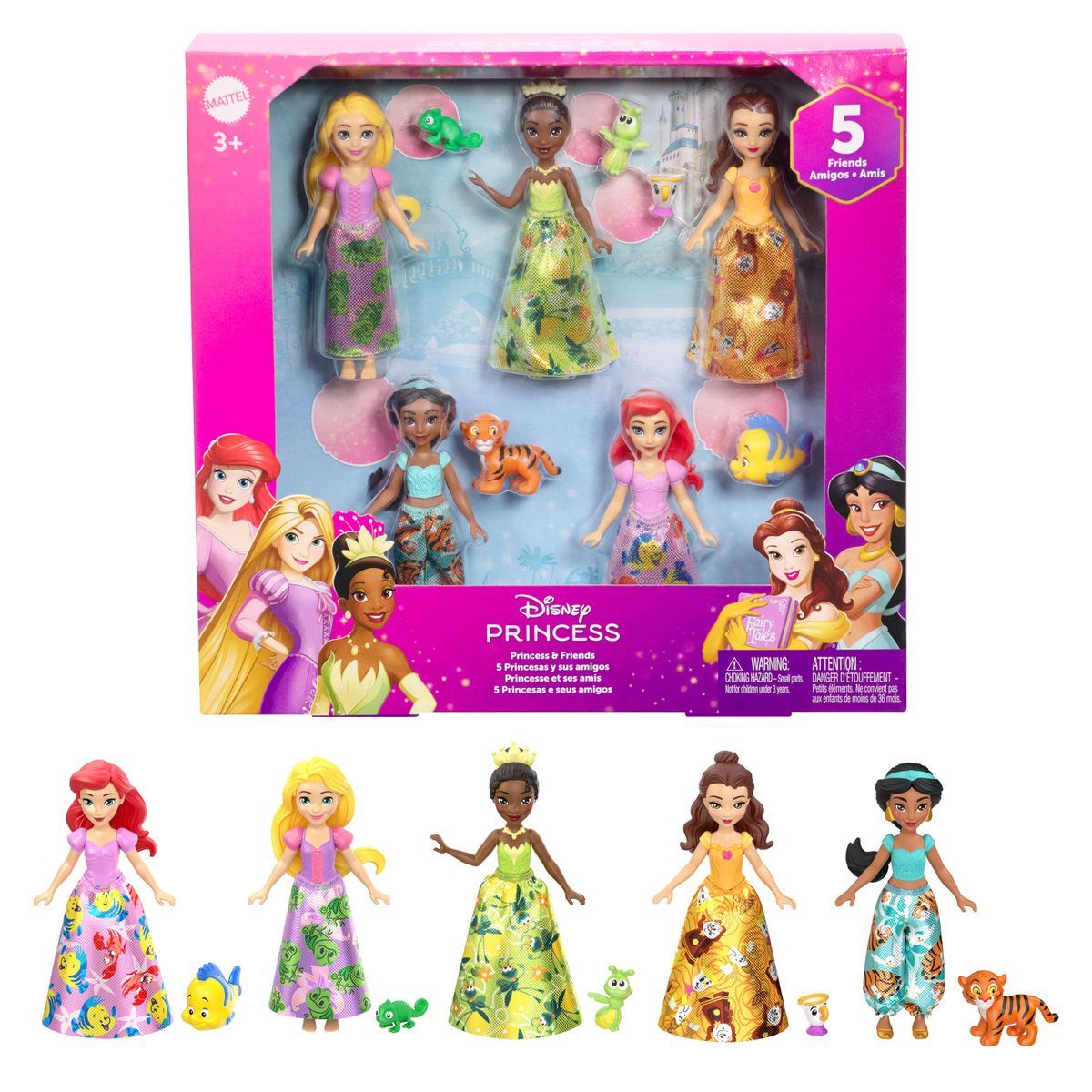 DISNEY PRINCESS 10 MINI MUÑECAS