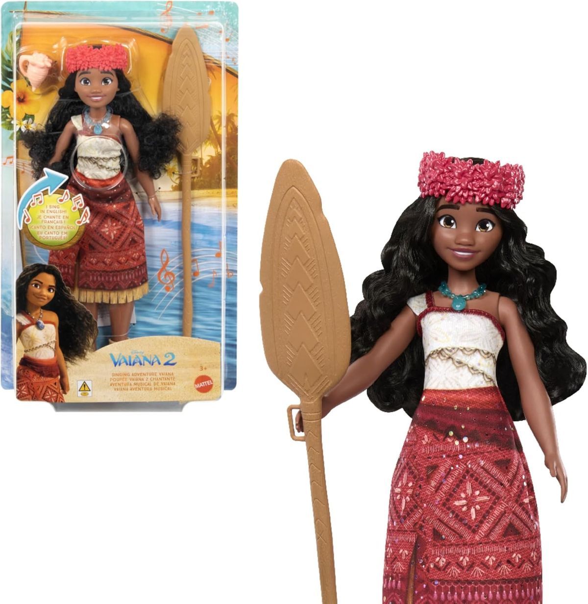 Disney Princess Vaiana 2 Muñeca Aventura Musical