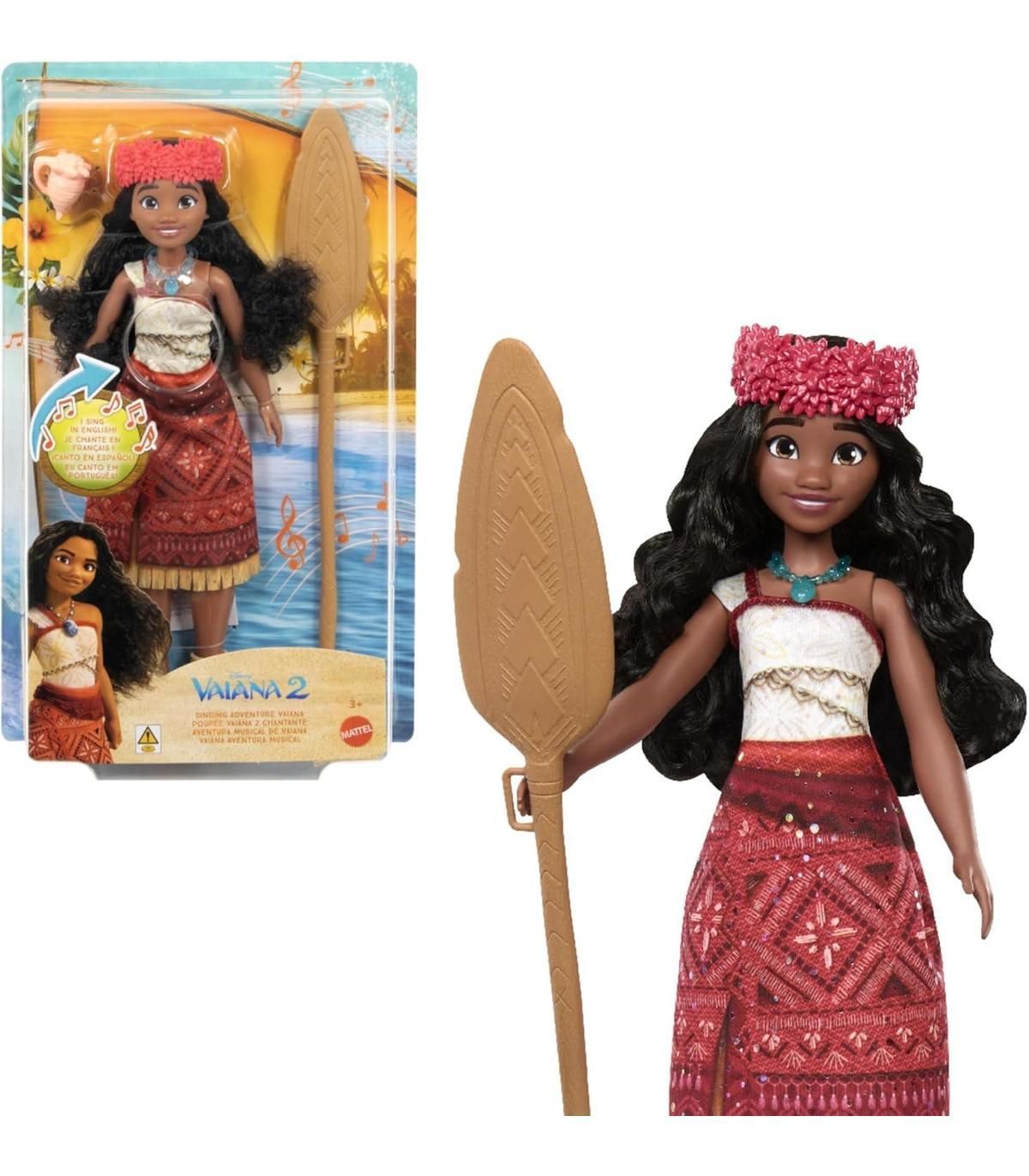 DISNEY PRINCESS VAIANA 2 MUÑECA MUSICAL