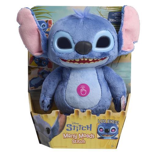 Disney Stitch Muñeco Interactivo Muchos Estados de Ánimo de 34,30 cm con Sonidos y Efectos