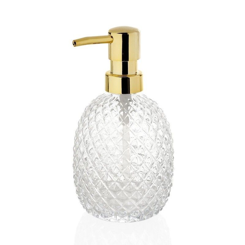 Dispensador 300ml Diamond Dorado, Ø9 x 16 cm