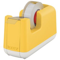 Dispensador cinta adhesiva Leitz Cosy, amarillo