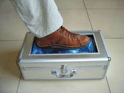 Dispensador cubre zapatos automático aluminio