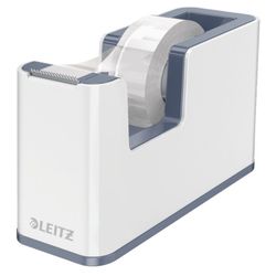 Dispensador de cinta adhesiva Leitz WOW DUAL, blanco/gris