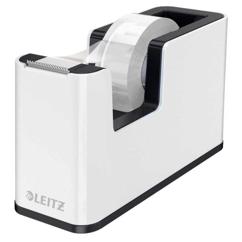 Dispensador de cinta adhesiva Leitz WOW DUAL, negro/blanco