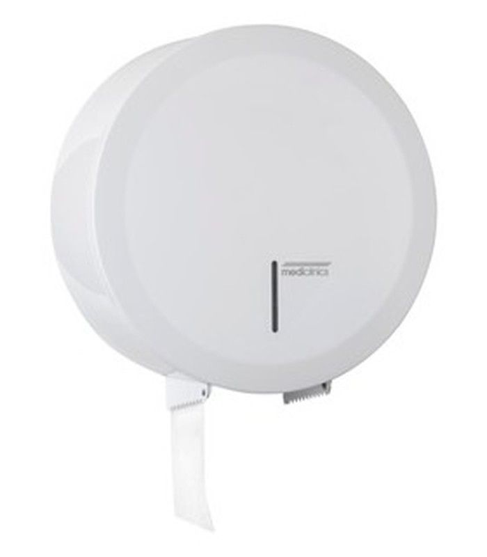 Dispensador de papel higiénico industrial Acero Epoxi Blanco PR2783 Mediclinics