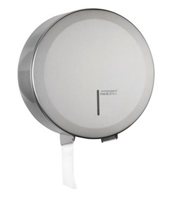 Dispensador de papel higiénico industrial Acero inox AISI 304 Satinado PR2783CS Mediclinics