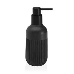Dispensador dosificador baño stria negro