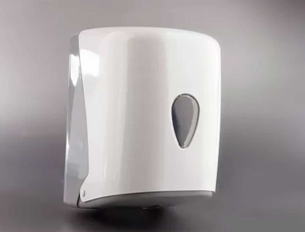 Dispensador papel secamanos dahi mecha abs color blanco 321x207x220 mm