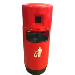 Dispensador para papeleras gasolineras de papel y guantes anti-fuego