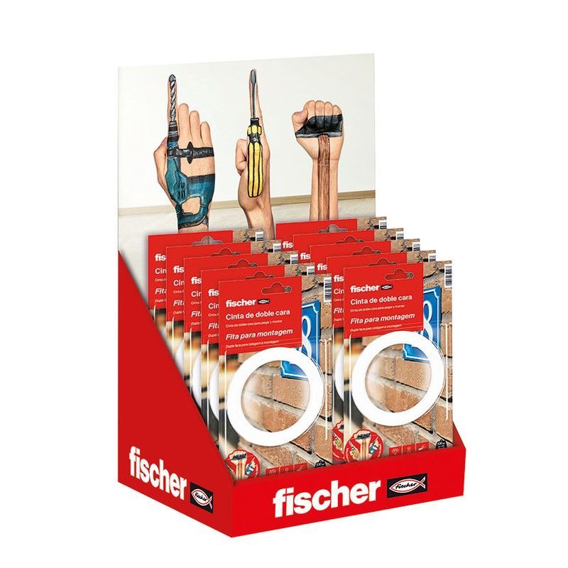 Display 25Ud Cinta Doble Cara 3M Fischer