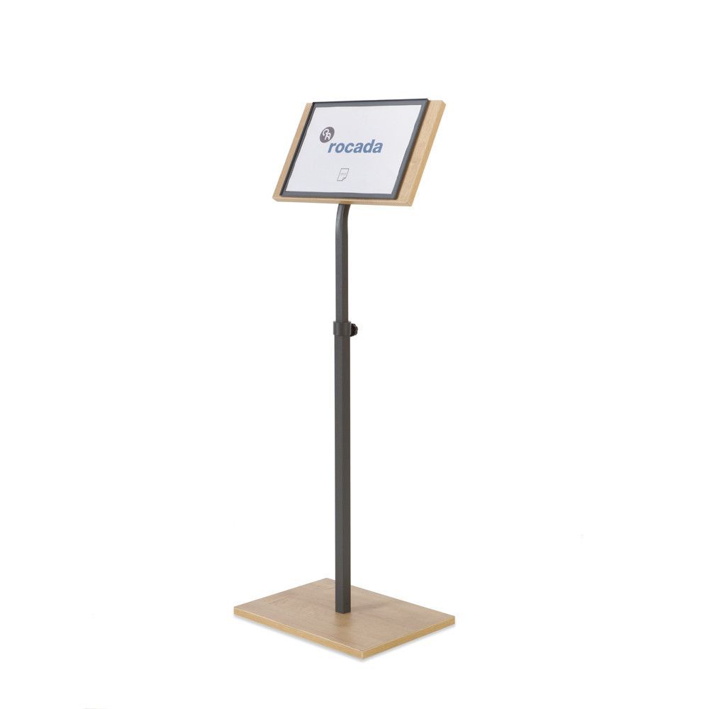 Display Regulable A4 Blanco Serie Natural