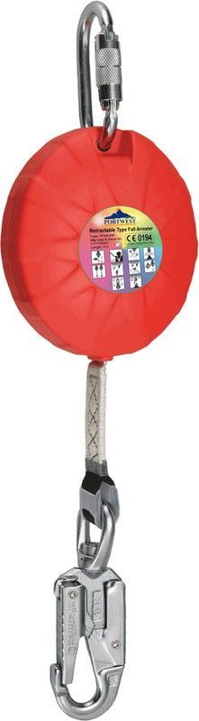 Dispositivo anticaídas retráctil de cincha