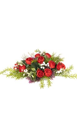 Distinguido pequeño centro de cementerio con base de cristal