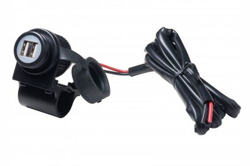 Doble puerto usb para manillar