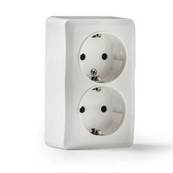 Doblebase Tt Lateral Superficie 16A-250V