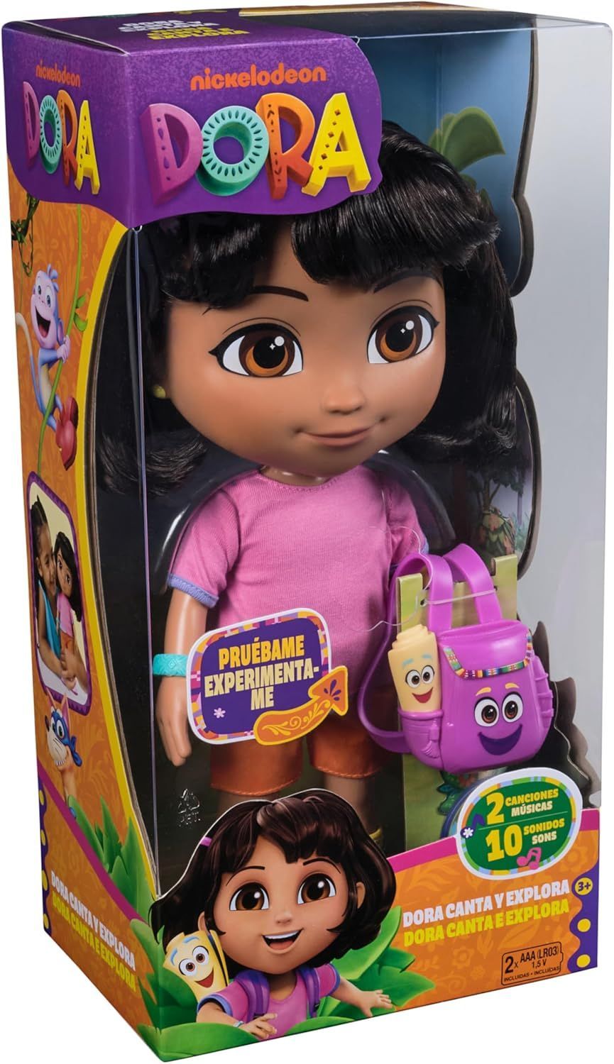 Dora Muñeca - Dora Canta Y Explora 30 cm. - Spin Master