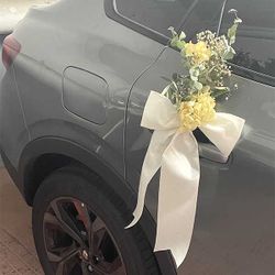 Dos Lazos Coche con Hortensia