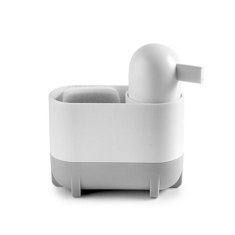 Dosificador de jabón IBILI Dispensador Detergente Liquido+Soporte